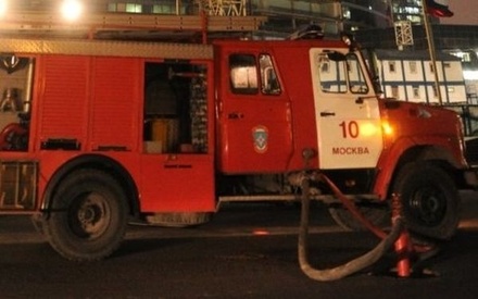 Пожар произошёл в строящемся здании Следственного комитета в Москве