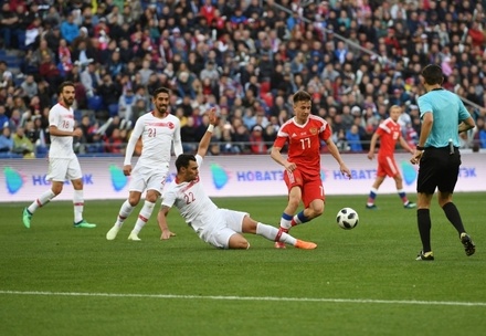 Товарищеский матч Россия – Турция перед ЧМ-2018 завершился вничью