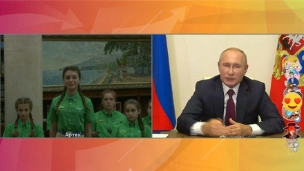 Владимир Путин призвал школьников соблюдать ограничения из-за коронавируса