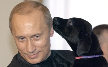 Владимир Путин подарил щенка лабрадора семилетней девочке из Тулы