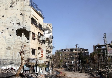 Сирийская армия начала штурм города Дума в Восточной Гуте