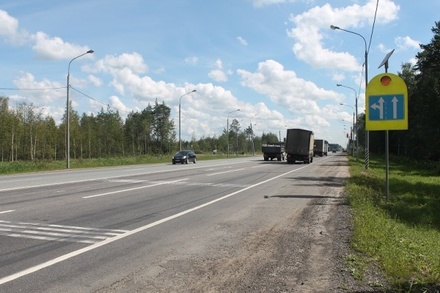 Во Владимирской области на трассу М-7 обрушился надземный переход