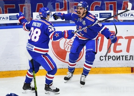 Хоккеисты СКА сравняли счёт в серии с ЦСКА в полуфинале Кубка Гагарина