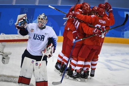 Российские хоккеисты открыли счёт в олимпийском матче против США