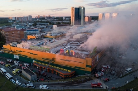 Пострадавших при пожаре в ТЦ «РИО» в Москве эвакуировали вертолётами