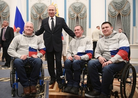Владимир Путин восхитился выступлением российских паралимпийцев