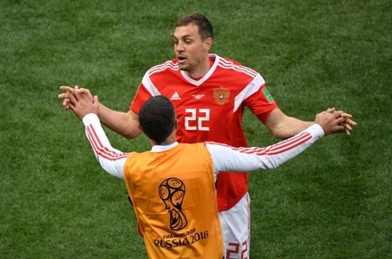 Сборная России довела счёт до разгромного в матче с Саудовской Аравией