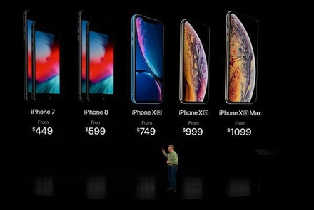 Акции Apple отреагировали падением на презентацию новых iPhone