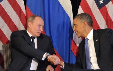 Владимир Путин поздравил Барака Обаму с днём рождения