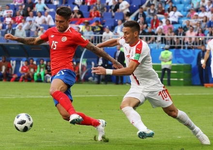 Сборная Сербии выиграла у Коста-Рики в первом матче группового этапа ЧМ-2018
