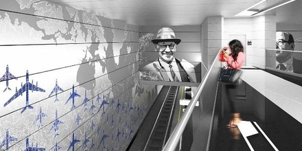 Дизайн станции метро «Внуково» будет посвящён гражданской авиации