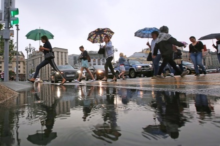 Пятничный дождь в Москве побил рекорд июня за всю историю метеонаблюдений