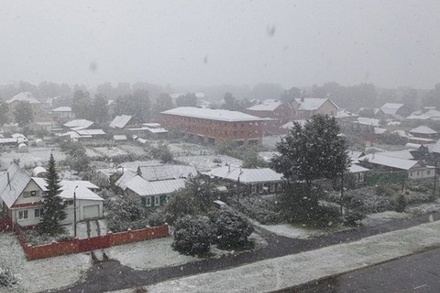 В Башкирии выпал первый снег