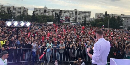 Штаб Навального заявил о «самом крупном митинге в истории Омска»
