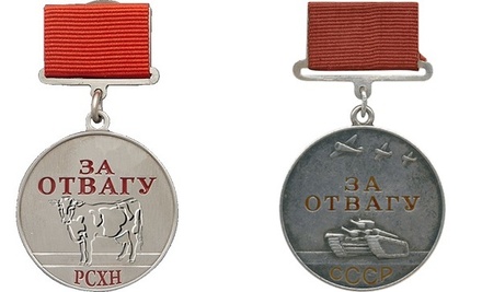 Россельхознадзор извинился за сходство награды молокопереработчикам с медалью «За отвагу»