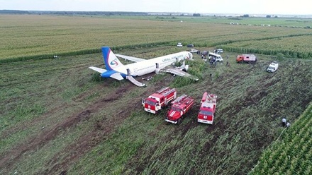 Пилоты аварийно севшего в Подмосковье А321 вернутся к работе после разрешения врачей