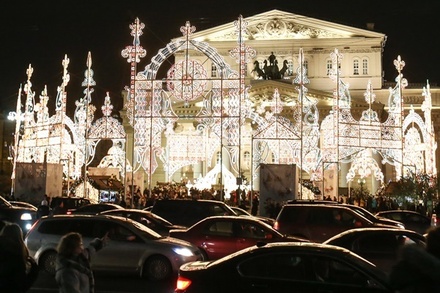 На Новый год в центре Москвы перекроют движение