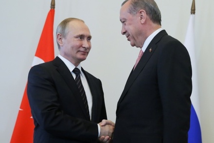 В Петербурге начались переговоры Владимира Путина и Реджепа Эрдогана