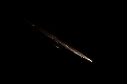 Падение спутника «Метеор-М» попало на видео
