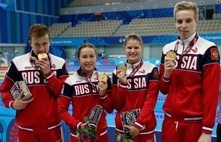 Сборная России завоевала 15 медалей в 12-й день первых Европейских игр