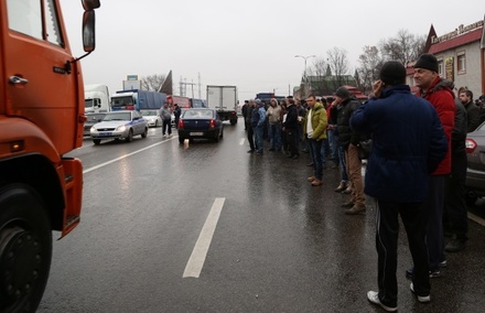 Протестующие дальнобойщики объявили о блокировании Белгорода
