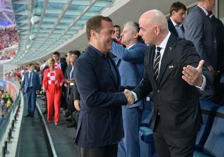 Медведев заявил о новой эпохе в истории российского футбола