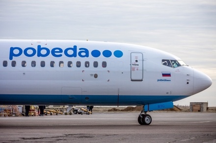 Самолёт авиакомпании  «Победа» произвёл вынужденную посадку во Внукове