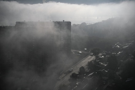 Жёлтый уровень погодной опасности объявлен в столичном регионе из-за сильного тумана
