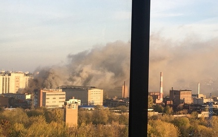 В Подольске пожарные ликвидировали возгорание на площади 500 кв. метров