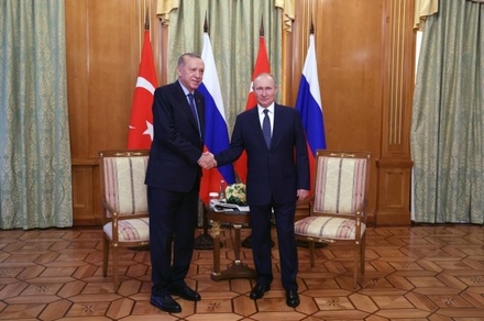 В Сочи завершились переговоры Владимира Путина и Реджепа Тайипа Эрдогана