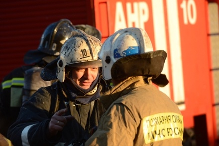 В Новой Москве на сельскохозяйственном рынке произошёл пожар