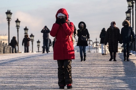 Сильные морозы в Москве отступят к утру