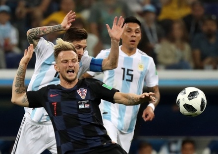 Сборная Хорватии вышла вперёд в матче с Аргентиной
