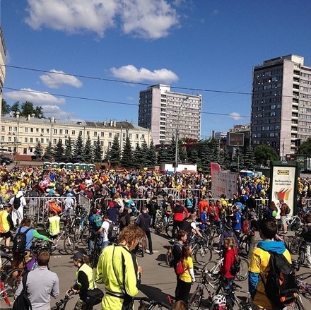 В центре Москвы стартовал «Велопарад-2014»