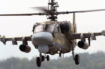 Минобороны РФ закупит 114 боевых вертолётов Ка-52 «Аллигатор»