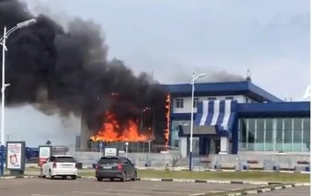 В аэропорту Благовещенска произошёл пожар