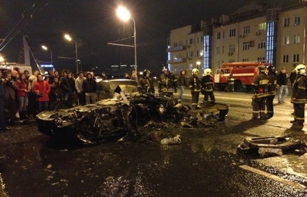 Водитель сгоревшего в Москве Ferrari пожаловался на потерю памяти