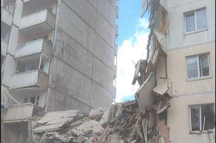Очевидец прилёта в жилой дом в Белгороде рассказал о ходе разбора завалов на месте происшествия