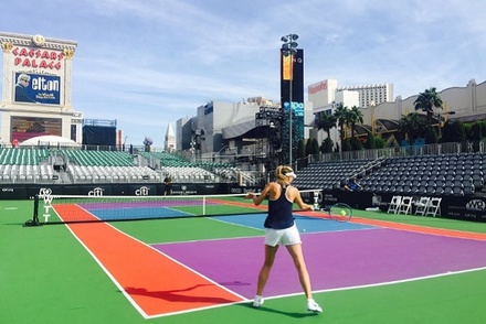 Мария Шарапова сыграла на благотворительном турнире в Лас-Вегасе