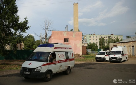 В Дзержинске потушили возникший после взрывов на заводе пожар