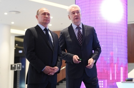 Путин похвалил Собянина за работу на посту мэра Москвы