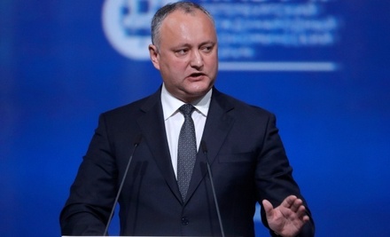 Президент Молдавии заблокировал законопроект о праздновании Дня Европы