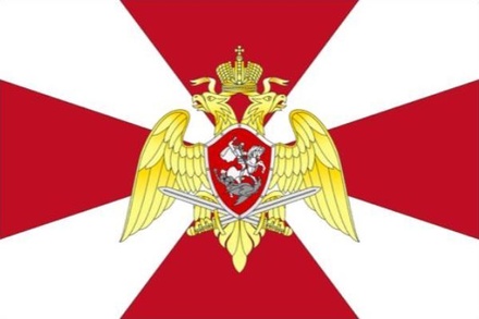 Национальная гвардия России показала свой флаг и знамя