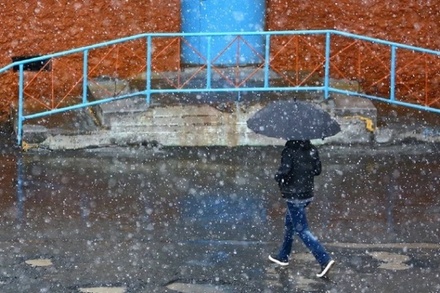 В Норильске выпал летний снег