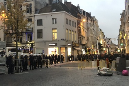 СМИ сообщают о крупных беспорядках в центре Брюсселя