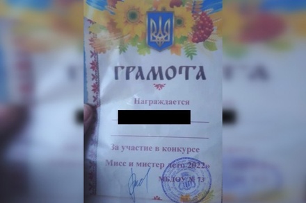Из детсада Читы уволили воспитателя и директора за грамоты с гербом Украины