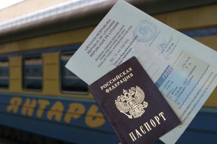 Литва запретит гражданам России покидать следующие в Калининград через территорию страны поезда
