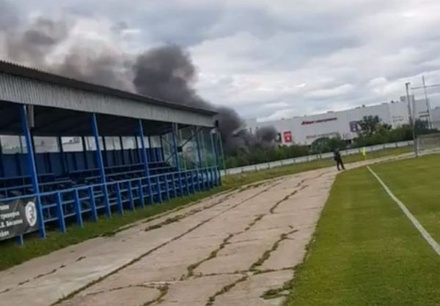 СМИ сообщают о взрыве пропана на заправке возле ТРЦ «Новомосковский»