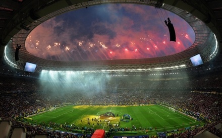 Московские стадионы во время матчей ЧМ были заполнены на 100%