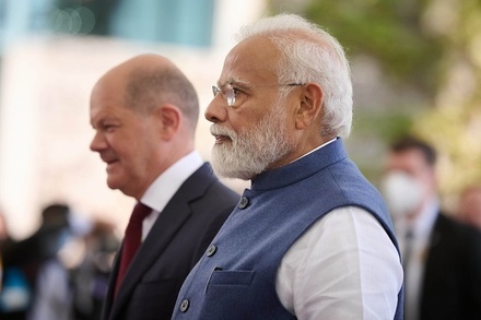 Олаф Шольц заявил о намерении ФРГ расширять сотрудничество с Индией